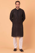 MLS CHIKANKARI KURTA PAJAMA