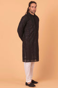 MLS CHIKANKARI KURTA PAJAMA