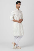 MLS CHIKANKARI KURTA PAJAMA