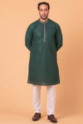 MLS CHIKANKARI KURTA PAJAMA