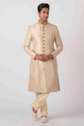MLS EMBROIDERED SHERWANI 2 PCS