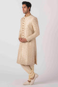 MLS EMBROIDERED SHERWANI 2 PCS