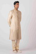 MLS EMBROIDERED SHERWANI 2 PCS