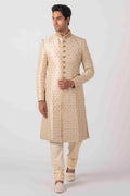 MLS EMBROIDERED SHERWANI 2 PCS