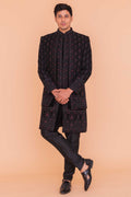 MLS VELVET SHERWANI 2PCS