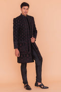 MLS VELVET SHERWANI 2PCS