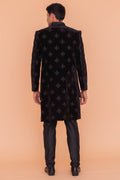 MLS VELVET SHERWANI 2PCS
