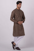 MLS EMBROIDERED KURTA PAJAMA