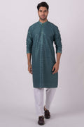 MLS EMBROIDERED KURTA PAJAMA