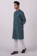 MLS EMBROIDERED KURTA PAJAMA