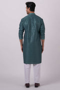 MLS EMBROIDERED KURTA PAJAMA