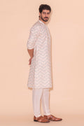 MLS EMBROIDERED KURTA PAJAMA