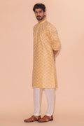 MLS EMBROIDERED KURTA PAJAMA