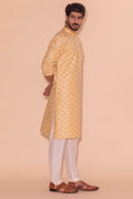 MLS EMBROIDERED KURTA PAJAMA