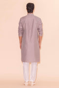 MLS EMBROIDERED KURTA PAJAMA