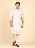 MLS EMBROIDERED KURTA PAJAMA