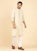 MLS EMBROIDERED KURTA PAJAMA