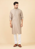 MLS EMBROIDERED KURTA PAJAMA