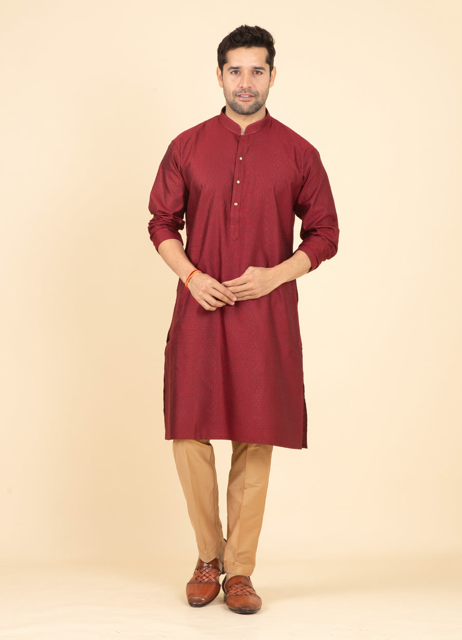 MLS SILK KURTA PAJAMA