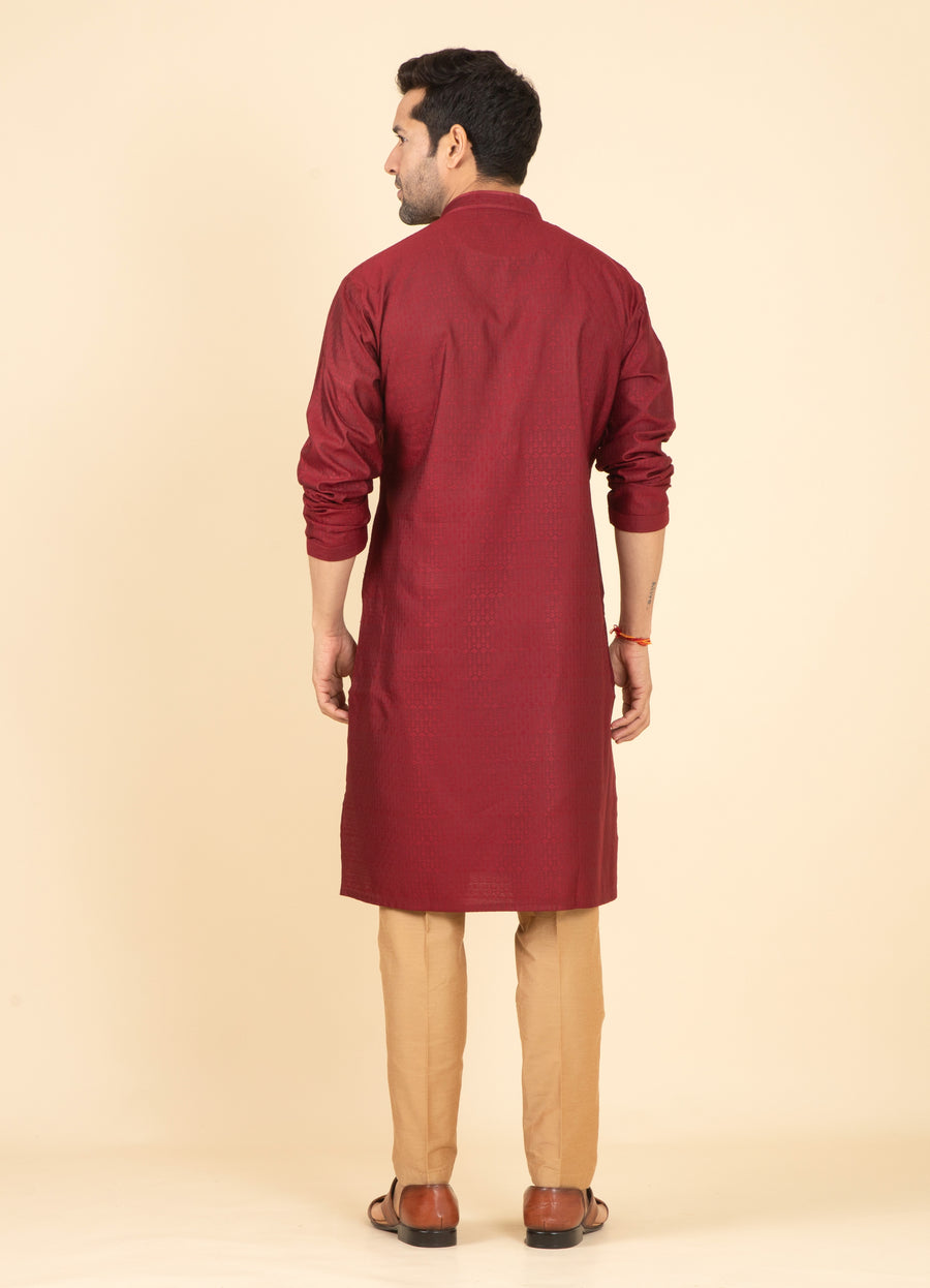MLS SILK KURTA PAJAMA