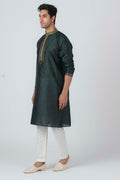 MLS ART SILK KURTA PAJAMA
