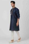 MLS ART SILK KURTA PAJAMA