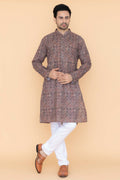 MLS PRINTED KURTA PAJAMA