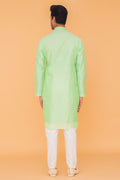 MLS EMBROIDERED KURTA PAJAMA