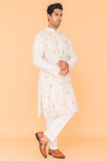 MLS EMBROIRDERED KURTA PAJAMA