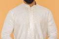 MLS EMBROIDERED KURTA PAJAMA