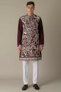 MLS EMBROIDERED KURTA PAJAMA