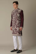 MLS EMBROIDERED KURTA PAJAMA