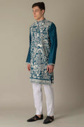MLS EMBROIDERED KURTA PAJAMA