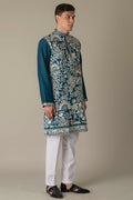 MLS EMBROIDERED KURTA PAJAMA