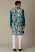 MLS EMBROIDERED KURTA PAJAMA