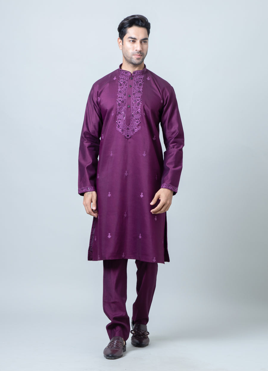 EMBROIDERED KURTA PAJAMA