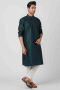 MLS EMBROIDERED KURTA PAJAMA