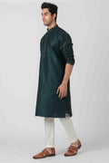 MLS EMBROIDERED KURTA PAJAMA