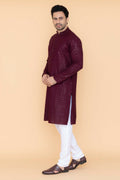 MLS CHIKANKARI KURTA PAJAMA