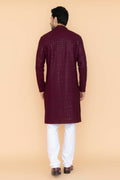 MLS CHIKANKARI KURTA PAJAMA