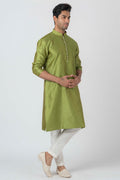 MLS ART SILK KURTA PAJAMA