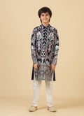 MLS KIDS EMBROIDERED KURTA PAJAMA
