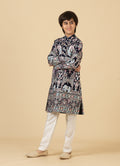 MLS KIDS EMBROIDERED KURTA PAJAMA