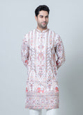 MLS EMBROIDERED KURTA PAJAMA