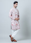 MLS EMBROIDERED KURTA PAJAMA