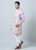 MLS EMBROIDERED KURTA PAJAMA