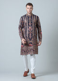 MLS EMBROIDERED KURTA PAJAMA