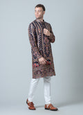 MLS EMBROIDERED KURTA PAJAMA