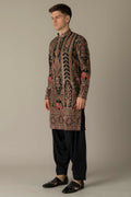 MLS EMBROIDERED KURTA PAJAMA