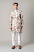 MLS EMBROIDERED KURTA PAJAMA